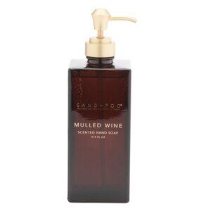 SAND AND FOG Wine 16.9oz Marron Square Mulled Wine Scented Hand Soap